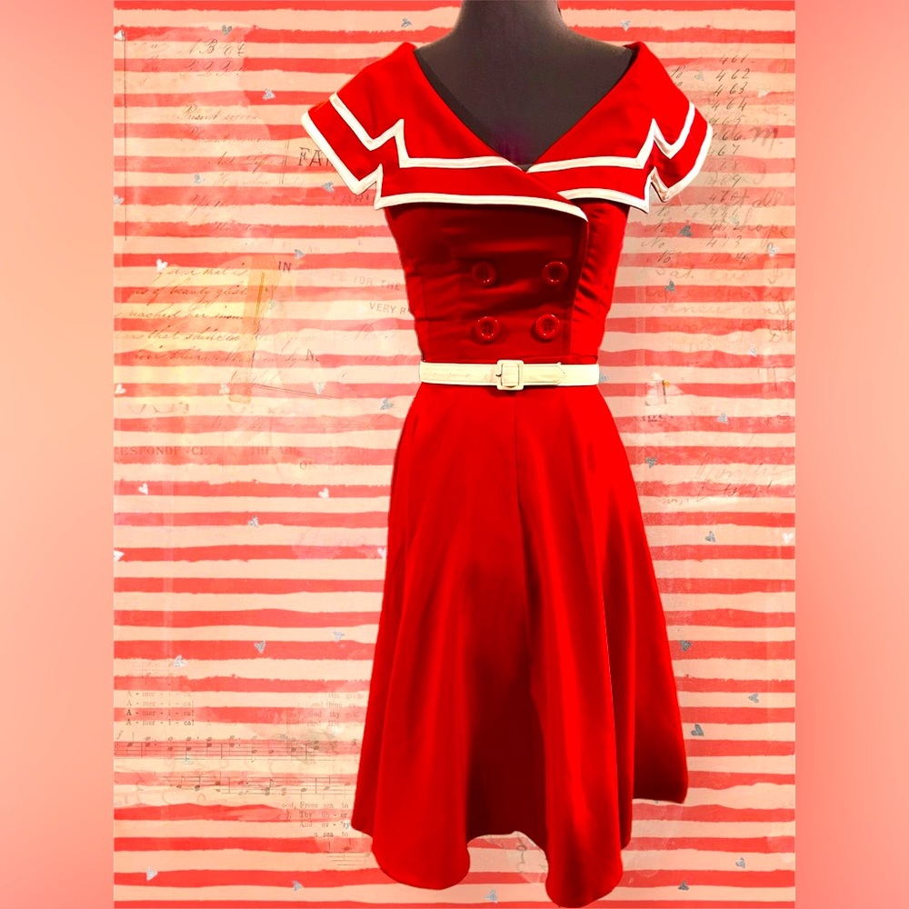 1950’s Retro Inspired Tatyana “Captain” dress
